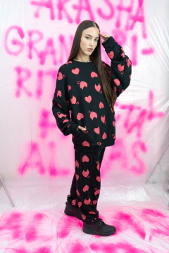 HOODIE CORAZONES - comprar online