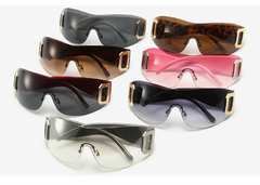Anteojos de Sol Y2K Curvo Envolvente Grandes A009 - comprar online