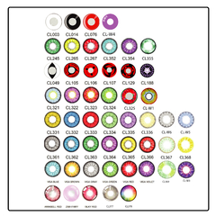 Lentes de contacto Fantasía Anime Cosplay Space Galaxy Green CL355 - KITCH TECH