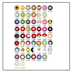 Imagen de Lentes de contacto Fantasía Anime Cosplay Rojo Olive CL366