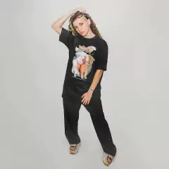 Remera CatLover Negro - KITCH TECH