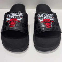 Chanclas Flip Flop Ojotas - Chicago Bulls Negra