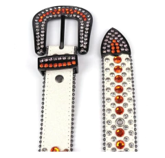 Cinto Cinturon Cowboy Bb Belt Hebilla Strass Trap Mod 9 on internet