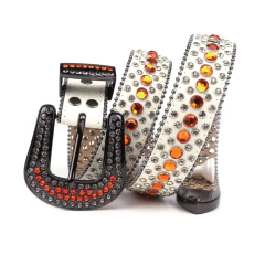 Cinto Cinturon Cowboy Bb Belt Hebilla Strass Trap Mod 9 - KITCH TECH