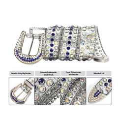 Cinto Cinturon Cowboy Bb Belt Hebilla Strass Trap Mod 14 en internet