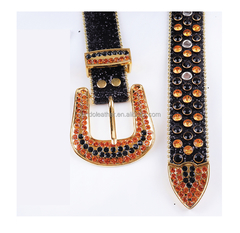 Cinto Cinturon Cowboy Bb Belt Hebilla Strass Trap Mod 15 en internet