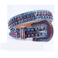 Cinto Cinturon Cowboy Bb Belt Hebilla Strass Trap Mod 17