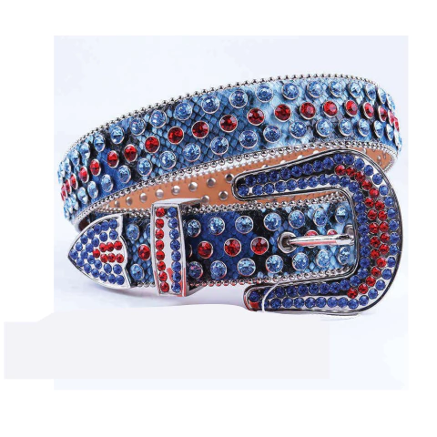 Cinto Cinturon Cowboy Bb Belt Hebilla Strass Trap Mod 17