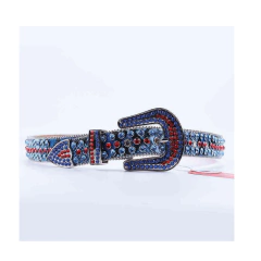 Cinto Cinturon Cowboy Bb Belt Hebilla Strass Trap Mod 17 - KITCH TECH