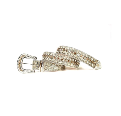 Cinto Cinturon Cowboy Bb Belt Hebilla Strass Trap Mod 19 - tienda online