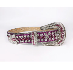 Cinto Cinturon Cowboy Bb Belt Hebilla Strass Trap Mod 22 en internet