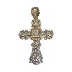 Dije C/ Strass Cruz Mod 1