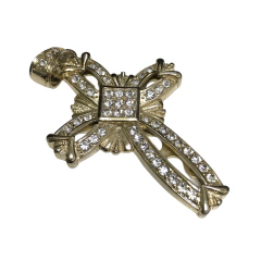 Dije C/ Strass Cruz Mod 2 - comprar online