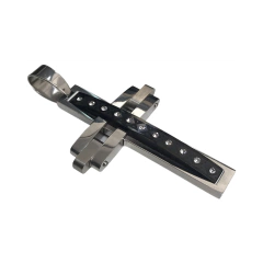 Dije C/ Strass Cruz Mod 17