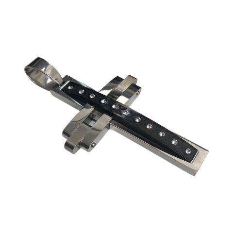 Dije C/ Strass Cruz Mod 17