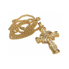Cadena C/ Dije C/ Strass Cruz Mod 10 en internet