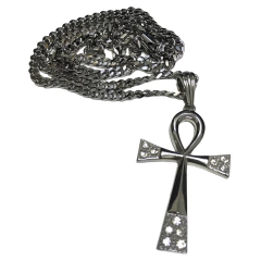 Cadena C/ Dije C/ Strass Cruz Mod 5