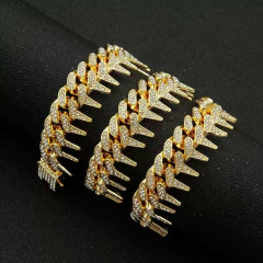 Cadena Cubana Piedra Strass Thorns 20 Inches Nº2 - buy online