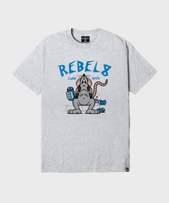 Remera Rebel Eight 8 Curb Rats Ash