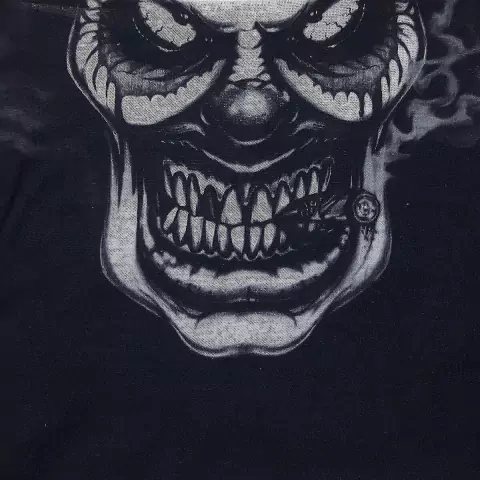 Cuello Termico Fino Beff Payaso Blanco y Negro