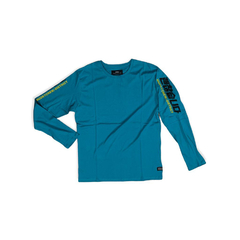 Remera manga larga turquesa