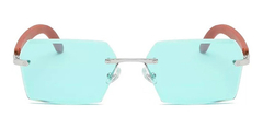 Image of Anteojos Gafas Sol Sin Marco Madera Vintage Retro Nº97