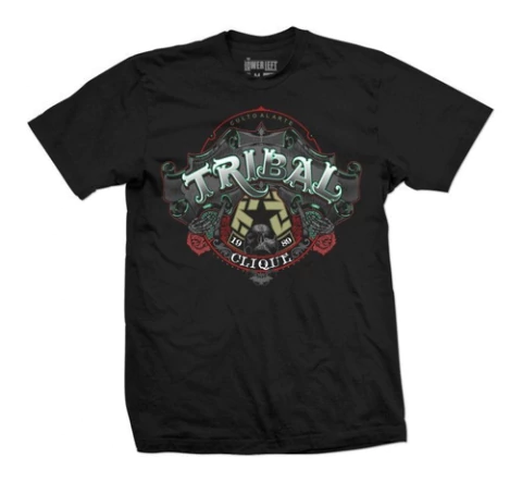 Remera Tribal Gear Skull Rose Importadas