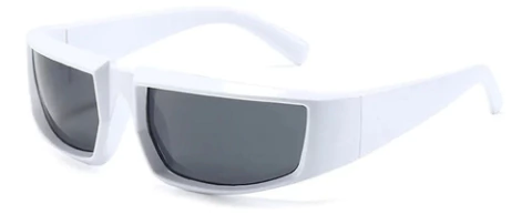 Anteojos Sol Steampunk Rectangular Hendidura Vintage 261