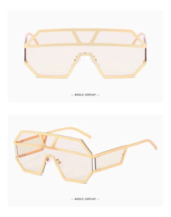 Gafas Anteojos Sol Grandes Hexagonal Modernas 5319 - tienda online