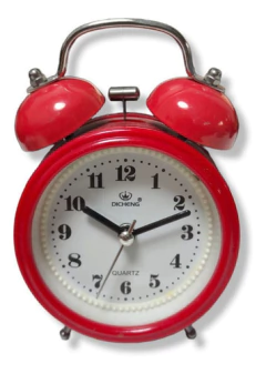 Reloj Despertador Cama Mesa Chico Alarma Rojo