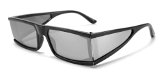 Anteojos Lentes Sol Hype Rectangular Retro Vintage Futurista - online store