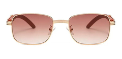 Imagen de Anteojos Gafas Sol Rectangular Gradiente Vintage Retro 96