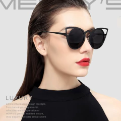 Anteojos Sol Lentes Pin Up Cat Eye Gato Espejo Metal N°209 - comprar online