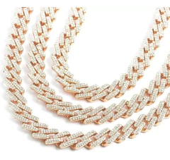 Cadena Cubana Piedra Strass Claw Hip Hop 20 Inches Nº4 - KITCH TECH