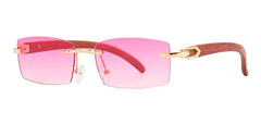 Anteojos Gafas Sol Sin Marco Madera Vintage Retro Nº100 - online store