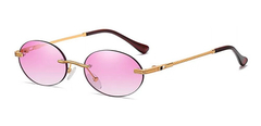 Gafas Anteojos Sol Ovalado Retro Vintage Trap Sin Marco Nº74 on internet