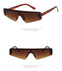 Anteojos Gafas De Sol Rectangulares Modernos Retro Vintage 7