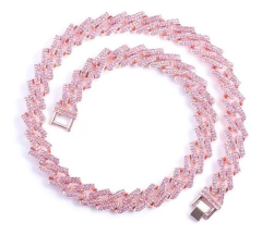 Cadena Cubana Piedra Strass Claw Hip Hop 18 Inches Nº4 - comprar online