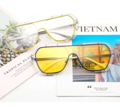 Anteojos Lentes Sol Hype Hexagonal Retro Vintage Futurista - online store