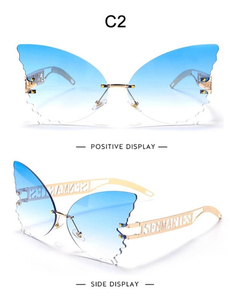 Anteojos Gafas De Sol Mariposa Retro Vintage Modernos Hype - KITCH TECH