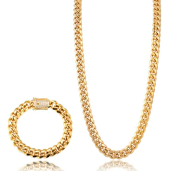 Cadena Cubana Acero Inoxidable 10mm Nº7 Trap Drip Trap - comprar online