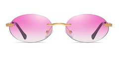 Gafas Anteojos Sol Ovalado Retro Vintage Trap Sin Marco Nº74 - KITCH TECH