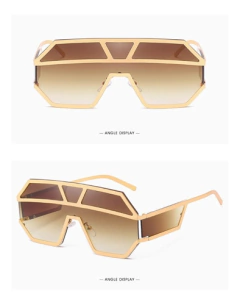 Gafas Anteojos Sol Grandes Hexagonal Modernas 5319 en internet