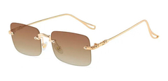 Anteojos Sol Cuadrados Cristal Gradient Vintage Nomarco 70