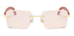 Anteojos Gafas Sol Sin Marco Madera Vintage Retro Nº97