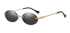 Gafas Anteojos Sol Ovalado Retro Vintage Trap Sin Marco Nº74