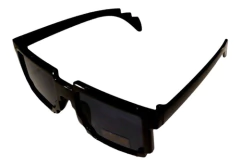 Anteojos Sol Lentes Pixels Cubos Cuadrados Cara Chica N°208 - KITCH TECH