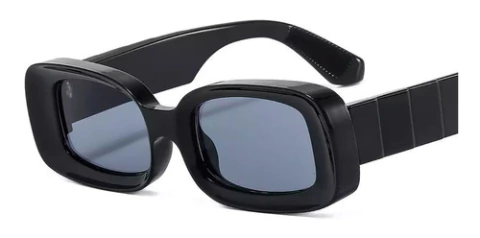 Anteojos Lentes Gafas Sol Rectangulares Acrilico Retro N 66