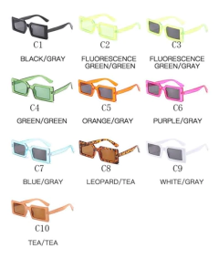 Anteojos Gafas De Sol Retro Vintage Rectangular Mod [ Cm ] - online store