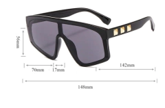 Gafas Anteojos D Sol Grandes Kim Retro Vintange Hip Hop Hype